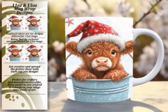 Enchanting 15oz Mug Wrap Png Template , Christmas Product Image 1