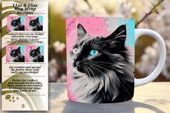Vivid Kitty Ventures: Colorful Mug Delights Product Image 1