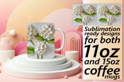 Floral Harmony: Sublimation 11oz/15oz Mug Product Image 1