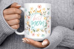 Sublimation design, best mom, PNG file. Product Image 3