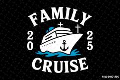Family Cruise 2025 SVG Design | Summer | SVG Cut files Product Image 1