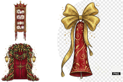Whimsical Christmas Clipart Product Image 1