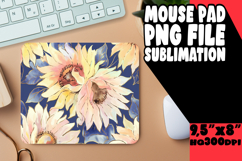 Unique Desk Mat Sublimation Magic, Flower Pattern Product Image 1