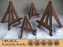Wood Easel Stands / Frame Display Holders / Wooden Laser Cut Product Image 3