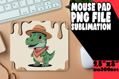 VIBRANT mouse MAT Innovative Art, Cute Dino Product Image 1