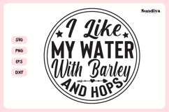 Funny Alcohol Coaster Quote SVG | Barley And Hops Product Image 3