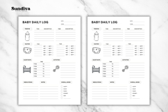 Editable Baby Daily Log Canva Template 1 Product Image 3