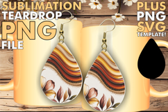Chic Teardrop Earrings Designs, Pattern Product Image 1
