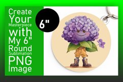 Nostalgic Bloom Bonanza: Round Designs Art PNG Product Image 1