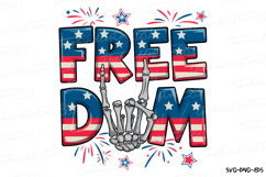 American Freedom Svg | 4th of July Svg | Svg Cut File Product Image 1