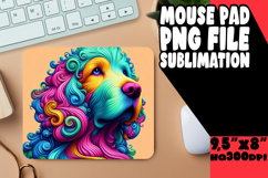 Cozy Mouse Pad Sublimation Magic, Dog Product Image 1