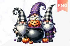 Halloween Gnome Sublimation - Clipart PNG Design Product Image 1