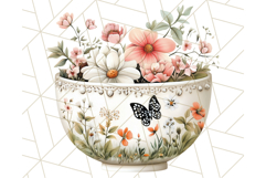 Cottagecore Kitchen Clipart, Vintage Country Floral Kitchen Product Image 2