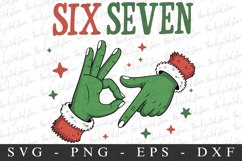 Christmas Six Seven Svg | Christmas svg | Svg cut file Product Image 1