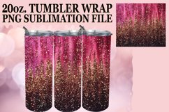 Dazzling Leopard Pattern Tumbler Wrap: Sublimation - 20oz Product Image 1