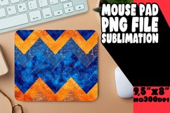 Glitter Stripe Mouse Pad with Colorful Art Product Image 1