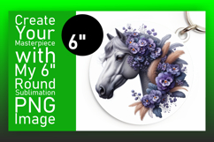 Stylish Circle Design for Car Coasters , Horse Product Image 1