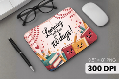 100 days of school Mouse Pad, Teacher PNG Sublimation Bundle Product Image 7