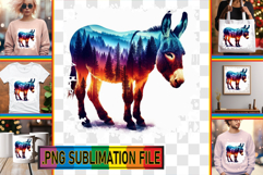 Stylish Tote Bag Magic PNG, Animals Art Product Image 1