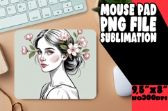 Radiant Desk Pad Sublimation Magic, Beauty Woman Product Image 1