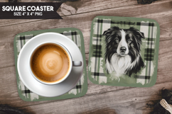 Cute Animals Square Coaster PNG Bundle, Digital Coaster Set Product Image 7