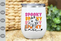 spooky Baby SVG Cut Files/ Halloween Baby Shirt SVG Design Product Image 3