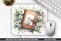Mouse Pad Sublimation, Animals Mouse Pad PNG Design Product Image 1