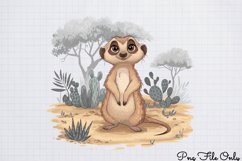 Watercolor Safari Adventure Clipart PNG Product Image 1