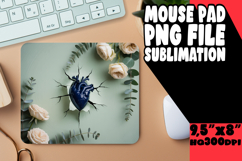 Joyful Mouse Mat Designs for Kids, 3D Heart Product Image 1