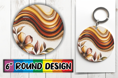 Radiant Circle Keychain Magic PNG, Pattern Product Image 1
