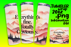 LUSH 20oz Sublimation Design , Girl Quote Product Image 1