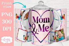 Mom and Me Photo sippy cup sublimation, 12oz kids tumbler Product Image 1