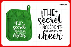Christmas Pot Holder Quote SVG | Secret Ingredient Product Image 3