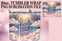 Serene nights 20oz tumbler wrap, Christian Product Image 1