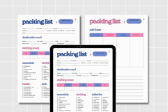 Packing List by Destination Printable &amp; Digital Use PDF Product Image 1
