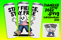 Elegant 20oz Tumbler Design , Funny Ghost Product Image 1