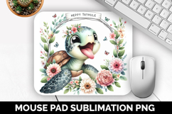 Cute Animals Mouse Pad Bundle, Sublimation Mouse Pad PNG Product Image 8