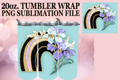 RADIANT GLOW 20oz TUMBLER WRAP, Rainbow Product Image 1