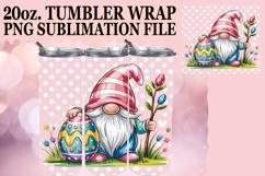 Sweet Sublimation 20oz tumbler wrap, Easter Gnomes Product Image 1
