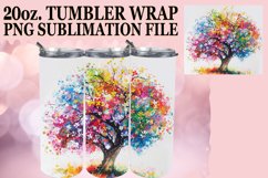 Dynamic Radiant Nature's Whimsical Spring Tree Tumbler Product Image 1