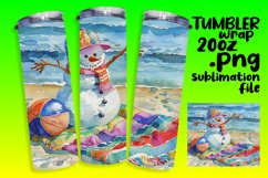 Christmas Cove: Sunny Snowman Sublimation Product Image 1