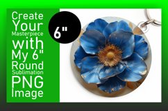 Whimsical Garden: 3D Floral Round Designs Design PNG Product Image 1