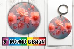 Elegant Blossom Circle Sublimation Assortment Product Image 1