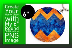 Glittery Stripes Round Design for Sublimation Product Image 1