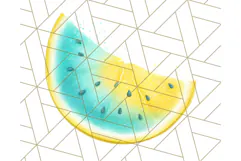 Sky Blue and Sunshine Yellow Summer Clipart PNG, Tropical Product Image 2