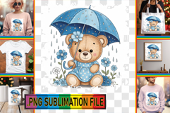 Whimsical TSHIRT PNG Designs, Teddy Bear Product Image 1