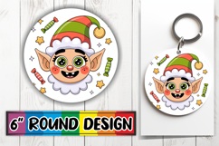 Bright Circle Ornaments Design, Cute Christmas Product Image 1