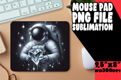 RADIANT mouse mat Sublimation Ideas, Astronaut Product Image 1