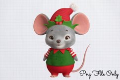 Woodland Christmas Watercolor Clipart PNG Product Image 1