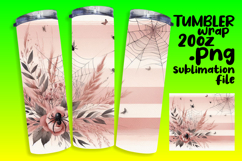 20oz Tumbler Sublimation PNG , Halloween Product Image 1